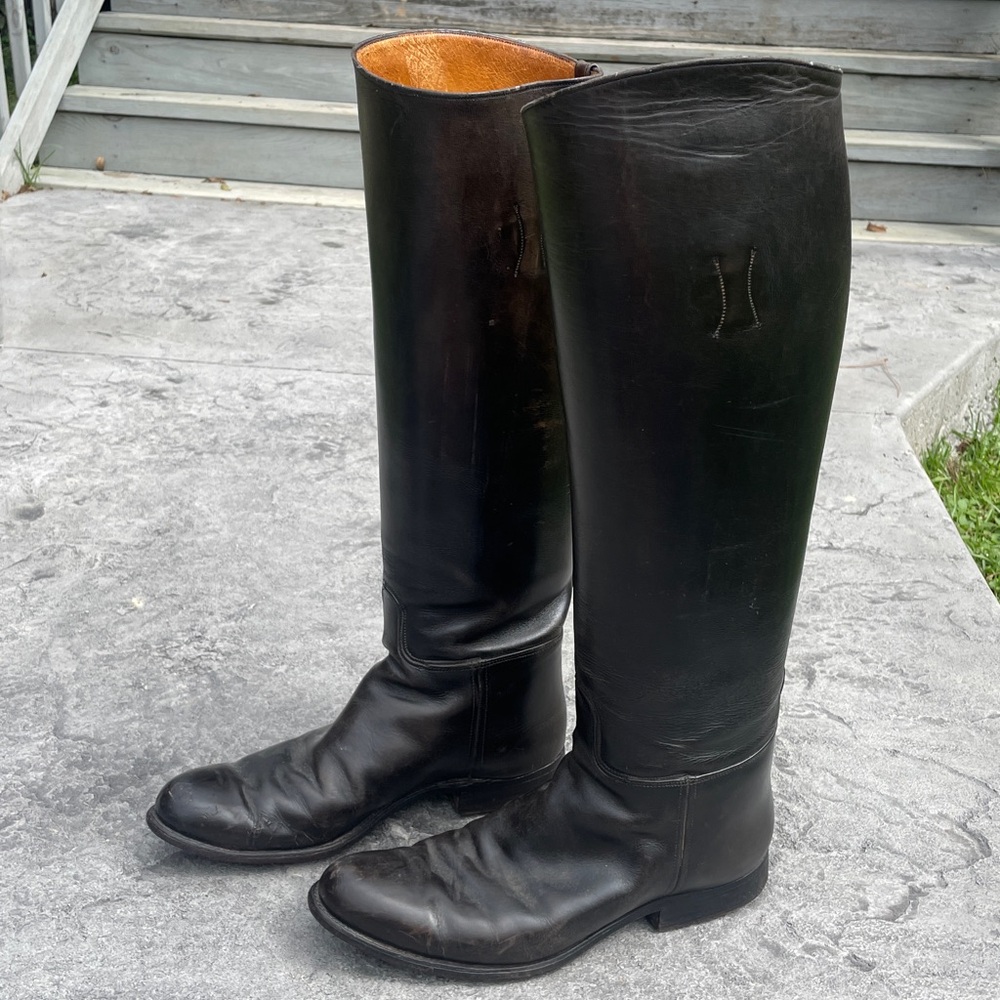 Dehner’s Omaha Classic Custom Dress Leather Riding Boots size 9